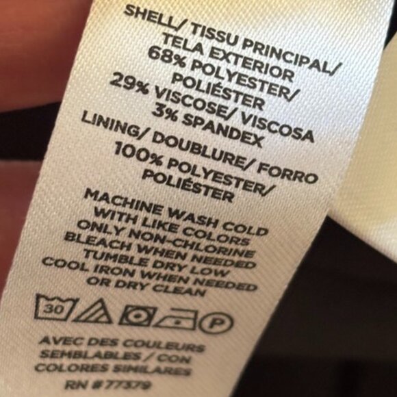 ANN TAYLOR The Petite Elbow Sleeve Square Neck Dress Seasonless Stretch Sz 6P - Picture 8 of 12